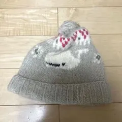 sia sconset イーストボーイ　帽子　ニット帽　ポンポン　ウール