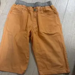 オレンジ色ハーフパンツ サイズ150