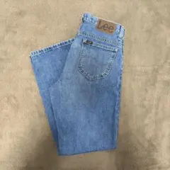 【Lee】 リー ストレートデニム ライトブルー M