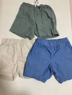 西松屋　ハーフパンツ3枚セット