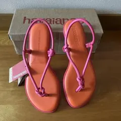 Havaianas サンダル ピンク オレンジ 新品のサムネイル