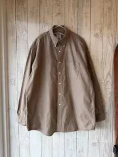 Brooks Brothers　ベージュ ボタンダウンシャツ