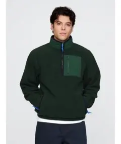 GAP アークティック フリース ハーフジップ プルオーバー