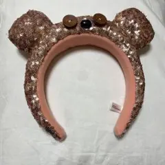 クマ耳スパンコールカチューシャ