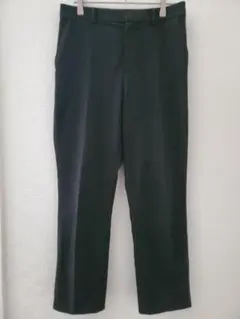 スマートアンクルパンツ スラックス シンプルスタイル ブラック【M】UNIQLO