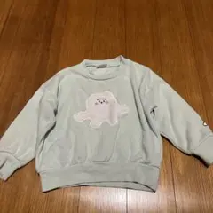 バースデイ　シナぷしゅ　ミント　グリーン トレーナー サイズ100