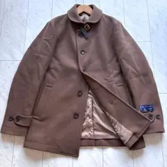 【カシミヤブレンド】UNITED ARROWS ウールコート　ブラウン　100s