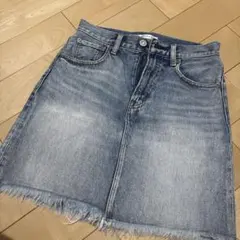 MOUSSY デニム ミニスカート カットオフのサムネイル