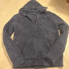 BAREFOOT DREAMS フード付きボアジャケット S グレー