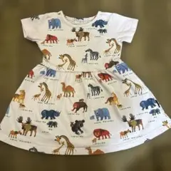 Kladskap キッズ動物ワンピースサイズ100センチ美品です♪のサムネイル
