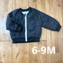 SHEIN ブラック キルティングアウター 6-9M