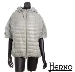 HERNO ヘルノ 5分袖フードジャケット 軽量ダウンPI0301D 12017