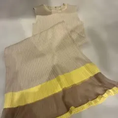 新品　リランドチュール　リブワンピース