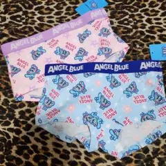 ANGEL BLUE キャラクター柄ショーツ 2枚セット　Mサイズ