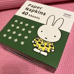 ミッフィー　紙ナフキン　40シート　ダイソー