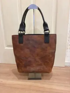 ◇美品/入手困難◇HERZ アウトドア企画 紙袋トートバッグ ブラウン 