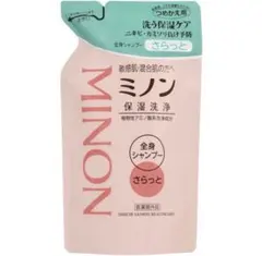 ミノン 全身シャンプー さらっとタイプ 詰め替え380MLのサムネイル