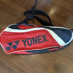 新品未使用　YONEX ラケットバッグ 赤黒