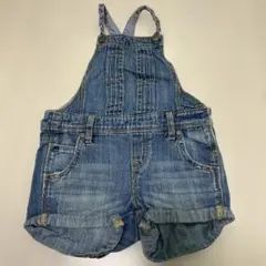 babyGap デニムオーバーオールショートパンツ 12-18ヶ月