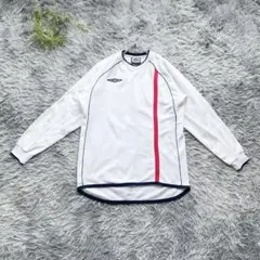 UMBRO【M】ベッカム世代 サッカー イングランド代表風 長袖 ゲームシャツのサムネイル