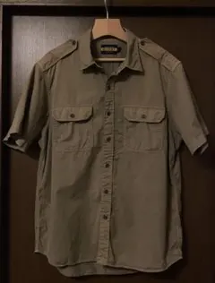 RALPH LAUREN RUGBY 半袖ミリタリーシャツ