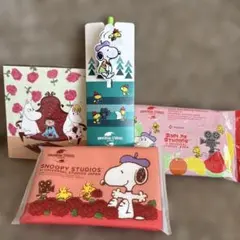 비매품 日本生命 スヌーピー ボールペン ウェットティッシュ他