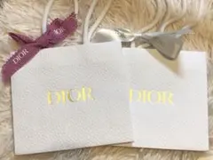 Dior ディオール ショップ袋 ショッパー 紙袋 2袋