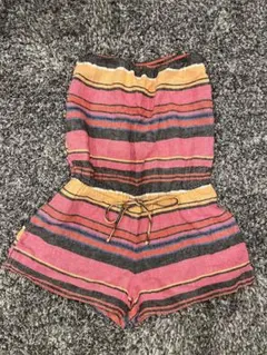 オールド ネイビー 新品 タグ付き 麻 オールインワン ベアトップ