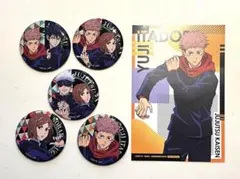 【新品5種 限定カード付】呪術廻戦 缶バッジコレクション vol.2 ドンキ