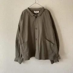 A19515 美品 MHL. ラウンドカラーポケットシャツ オレンジ系 Ⅰ - メルカリ