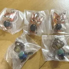 ズートピア2 めじるしアクセサリー ニック 二ブルズ 5個 セット