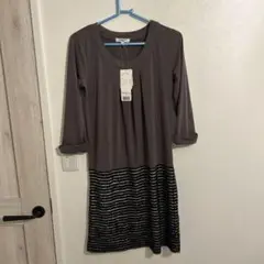 新品　NATURAL BEAUTY BASIC ワンピース　グレー