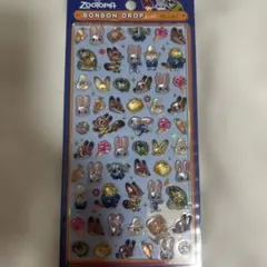 ズートピア　ボンボンドロップシール　ミニ