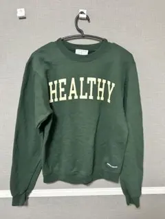 Champion HEALTHY スウェット Sサイズ ダークグリーン