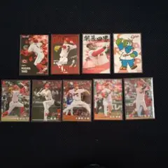 2025年カルビープロ野球チップス第2弾　 広島東洋カープ　9枚セット