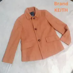 KEITH オレンジ ボタン付きジャケット SIZE L～XL