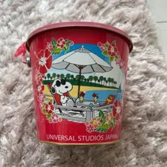 【レア】スヌーピー／USJ／お菓子の空缶 ハイビスカス