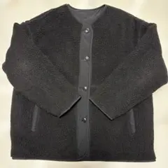 美品✨　ジャケット・ボアジャケット　リバーシブル　黒　サイズXL