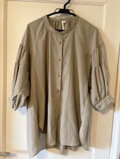 HK WORKS LONDON ベージュ バルーンスリーブ M