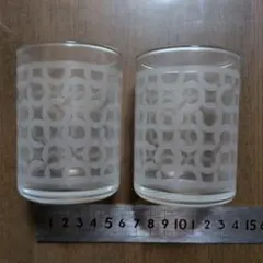 コーチ　ガラスコップ 2個セット