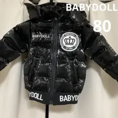 BABYDOLL アウター ブラック80cm