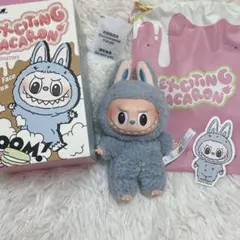popmart らぶぶ マカロン LABUBU ぬいぐるみキーホルダーシーソルト