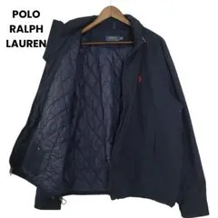 未使用級 XL相当 ポロラルフローレン 中綿ジャケット ブルゾン 現行タグ 黒色 中古・古着通販】POLO RALPH LAUREN (ポロ・ラルフローレン) ウール