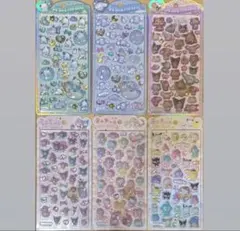 ⭐︎新品⭐︎ サンリオ うるちゅるポップシール 6枚セット①