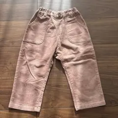 コーデュロイ素材 ピンク 長ズボン