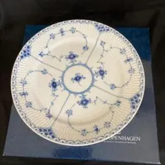 未使用ヴィンテージ ブルーフルーテッド フルレース ディーププレート 2025年最新】ロイヤルコペンハーゲンブルーフルーテッドフルレース