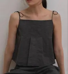 トップス Pleated Cami Top(ohotoro) pleated cami top | OHOTORO