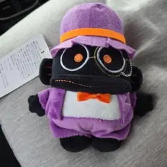 アベイル サンリオ ぬいぐるみ マスコット ハンギョドン　ブラック　ハロウィン