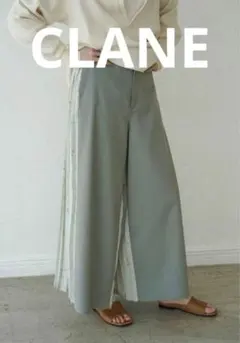 CLANE クラネ　スプリンクルフラワープリーツパンツ　ミント　サイズ1のサムネイル