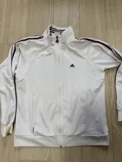 adidas 白×紫 ジャージ